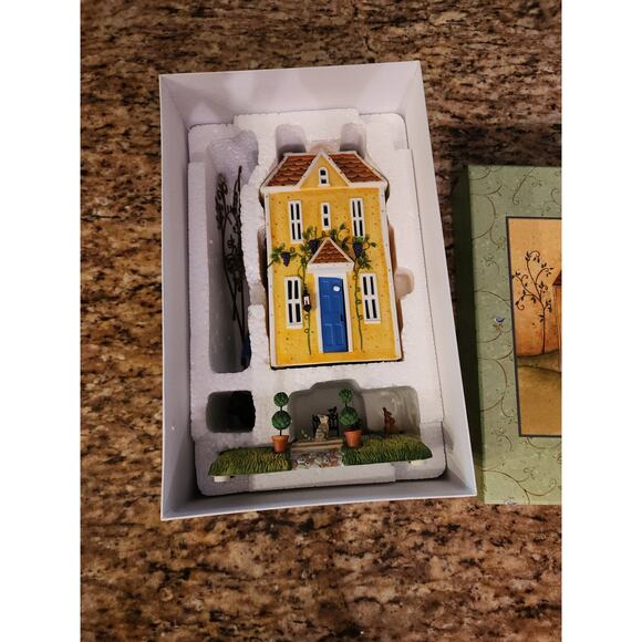Partylite The Winding Lane By Susan Winget The Arbor House Votive Tealight Boxed - Picture 9 of 10